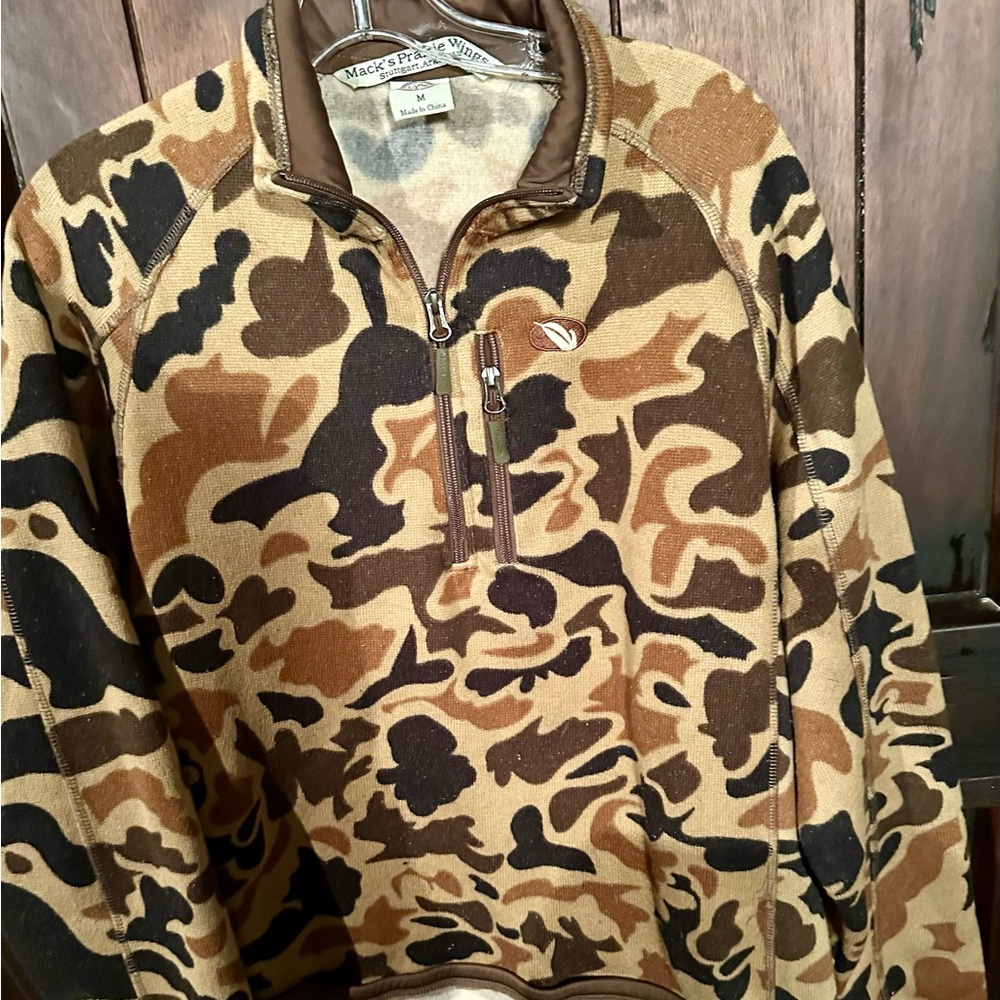 *2* Mack’s Prairie Wings Camouflage Quarter-Zip Pullovers - 2 for 1 Deal!